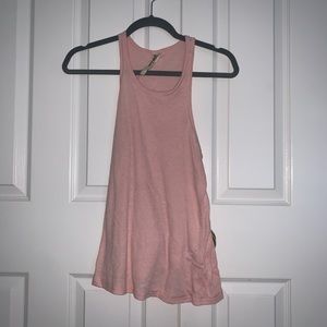 Light pink free People high neck tank